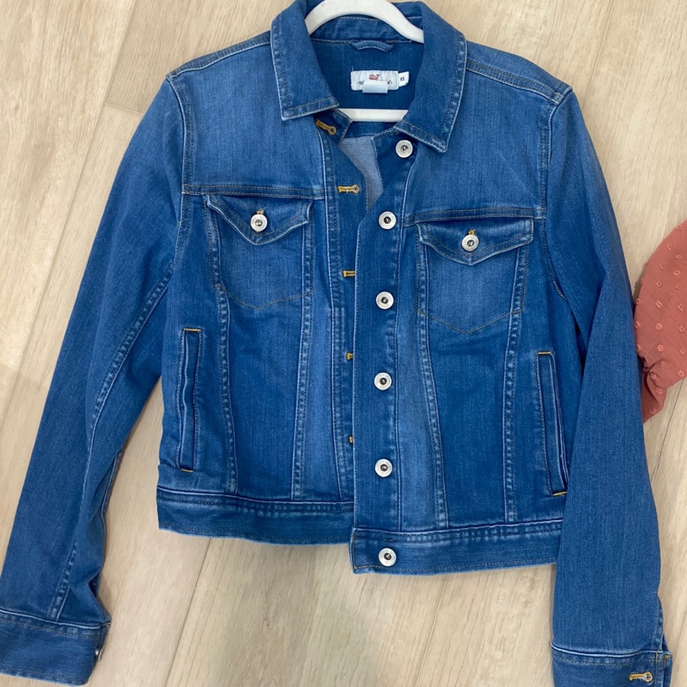 vineyard vines jean jacket
